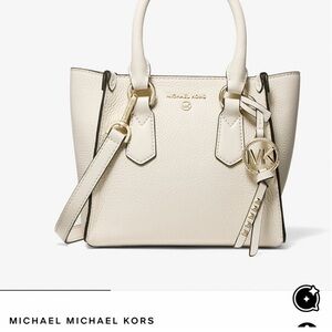 Michael Kors Cream Satchel Bag